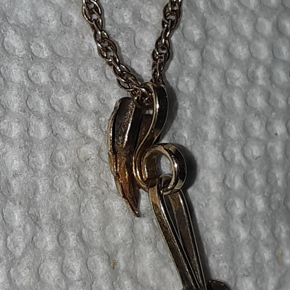 Antique Gold and Pearl Necklace - Picture 6 of 12